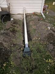 LawnScape and Sump Pump Drainage Line
