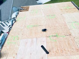New Plywood Is Installed