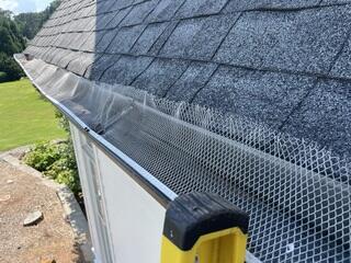 Gutter Screen Damaged in Johns Creek, GA | Gutter Guards Installed