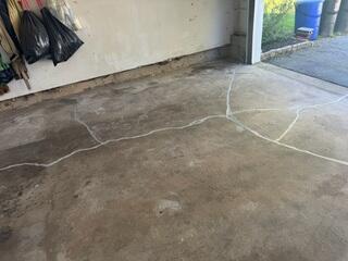 Concrete Settlement Solution In Phoenix, MD Garage