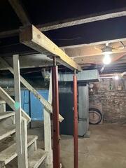 Failing Lally Columns in West Harrison, IN