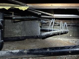 Crawlspace Conditions Before CleanSpace Installation - San Diego, CA