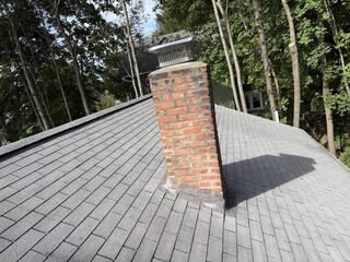 Before: Caulky Chimney