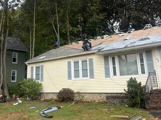 New Shingles Are Installed