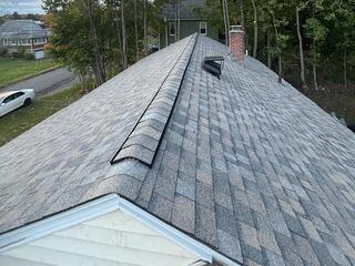 Ridge Vent & Cap Are Installed