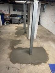 SmartJacks Cemented into Foundation