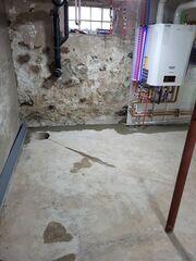 During WaterGuard and SuperSump Pump Installation