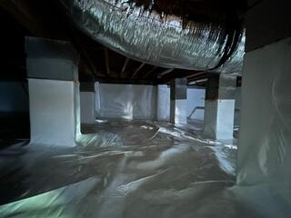 Piers Wrapped with CleanSpace