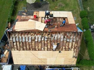 New Plywood Is Installed