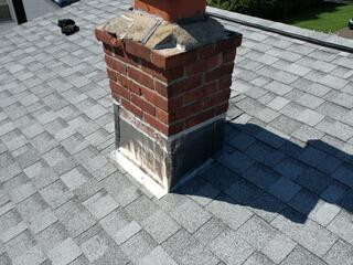 New Flashing on the Chimney