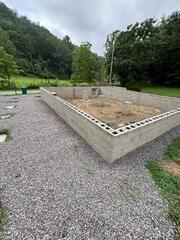 Before the Work - New Construction Crawl Space