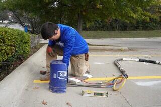 Crew Member Filling Voids
