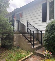 Black 36" C-10 Tuscany Aluminum Railing.