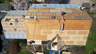 Seams Are Taped & Ice and Water Shield Is Installed