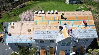 Underlayment is Completed and Drip Edge Is Installed