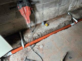 Lines Connected to the DryTrak System