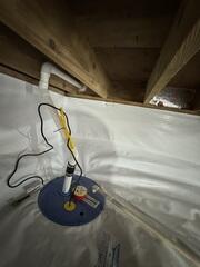 Sump Pump Installed