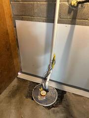 SuperSump Premier Sump Pump System Installation in Progress