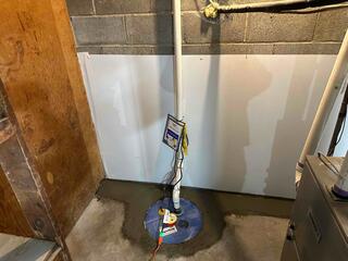 Sump Pump System Fully Installed