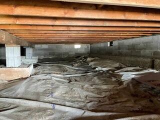 Before Encapsulation: Exposed Dirt & Moisture