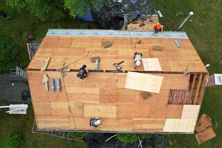 New Plywood Is Installed