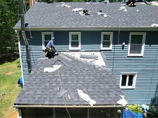 New Shingles Are Installed