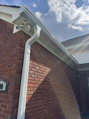 Gutter Shutter installed