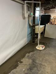 Premier Sump Pump System Installed