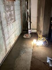 A Super Sump Pump System Installed
