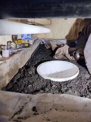 During Installation - The Liner For SuperSump