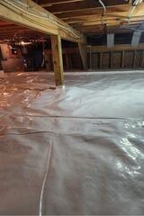 Crawl Space Repair in Winooski, Vermont, by Matt Clark's Northern Basement Systems.