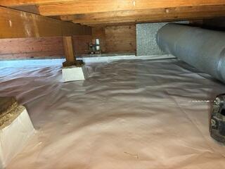 CleanSpace Moisture Barrier Installed