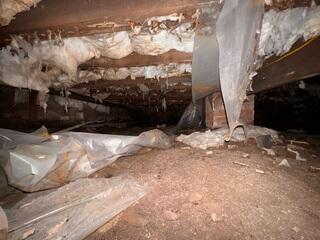 Damp Crawl Space