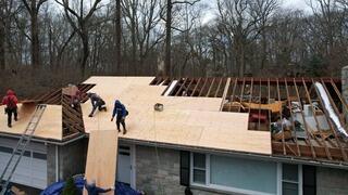 New Plywood Is Installed