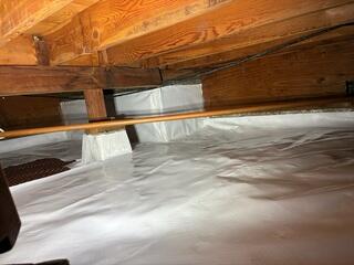 CleanSpace Moisture Barrier Installed