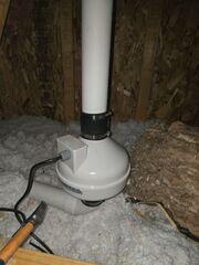 Attic Radon fan