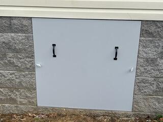 New Crawl Space Door