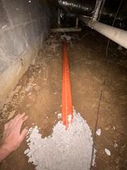 StarPipe™ is a custom-engineered drainage system for crawl spaces. StarPipe's™ custom design has slots on each side, providing a drainage track on the bottom. StarPipe's™ unique star shape holds the fabric sleeve in place to prevent dirt from entering drainage slots.