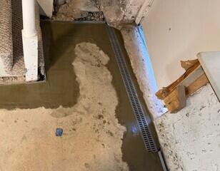 TrenchDrain Grated Basement Drain