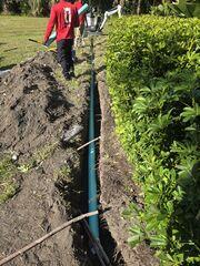 Installing Drainage Pipe
