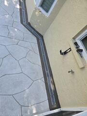 Complete Channel Drain Installation