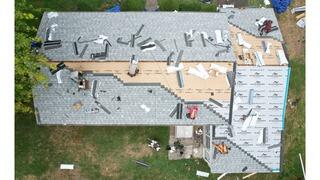 New Shingles Are Installed