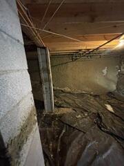 Before Image of the Crawl Space