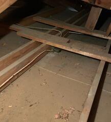 Old insulation Removed.