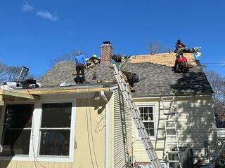 New Shingles Are Installed