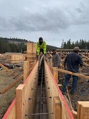 Bridge Construction in Euer ValleEuer Valley Retaining Wall Progress - Bridge Installation Prepy