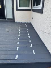 Deck Repair and Repaint After Structural Work In Progress