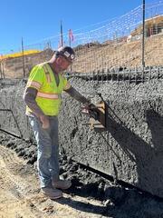 Virginia City  Soil Nail Testing & Shotcrete Wall Construction