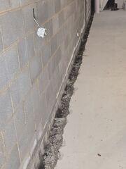 Trenching Begins for Interior Drainage System - Sanford, NC