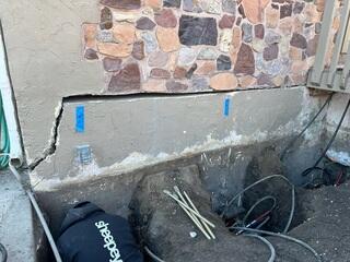 Excavation Exposing Damage